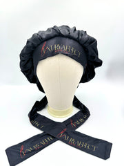 Satin Tie Bonnet